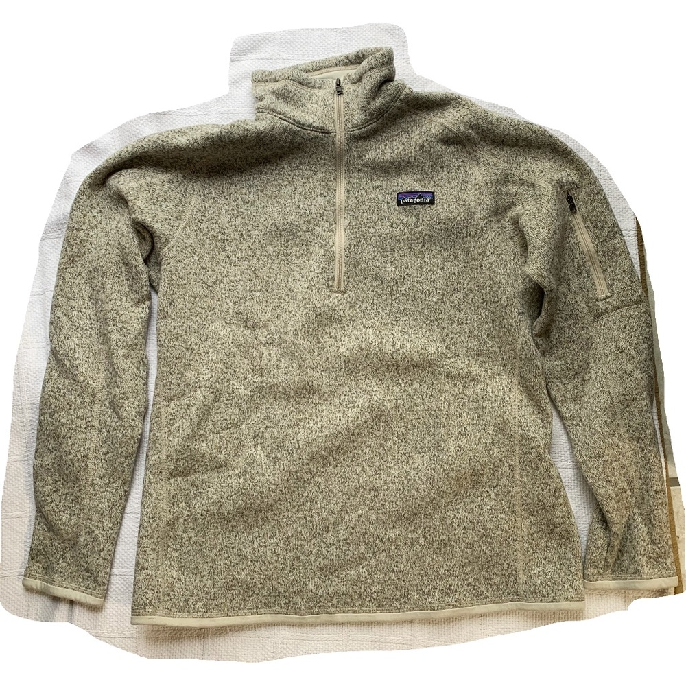Patagonia Better Sweater 1/4 zip fleece in Pelican